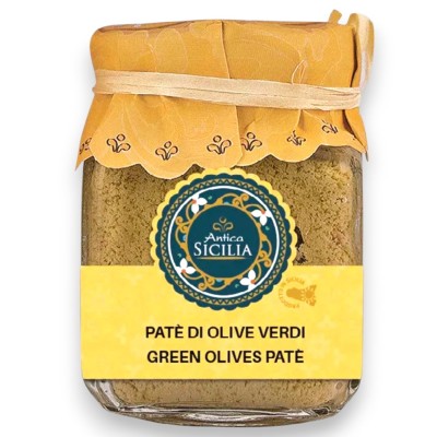 Pasztet Sycylijski z Zielonymi Oliwkami, 100 g - 