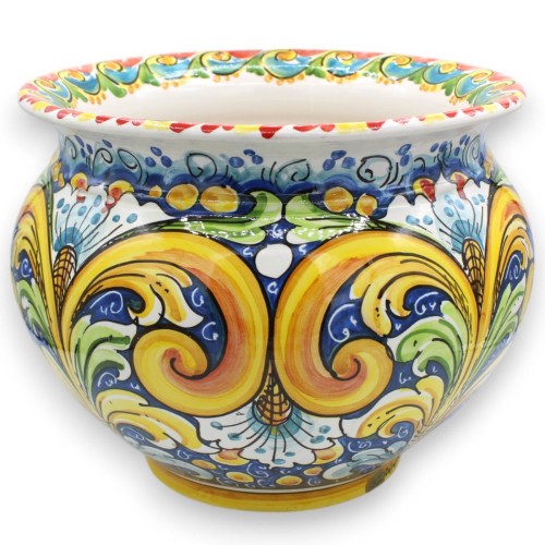 Maceta Cachepot, cerámica Caltagirone, 5 opciones de tamaño (1ud) MD4 - 