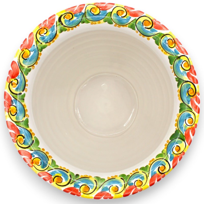 Cachepot Vaso piante, ceramica Caltagirone, 5 opzioni misura (1Unità) MD4 - 