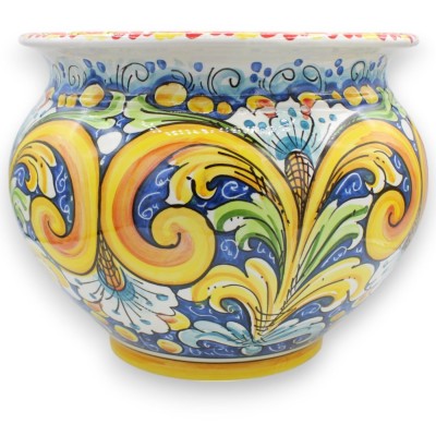 Cachepot Doniczka, ceramika Caltagirone, 5 opcji rozmiarów (1 szt.) MD4 - 