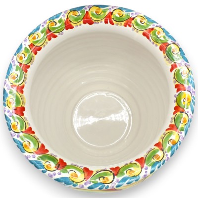 Cachepot Vaso piante, ceramica Caltagirone, 5 opzioni misura (1Unità) MD5 - 