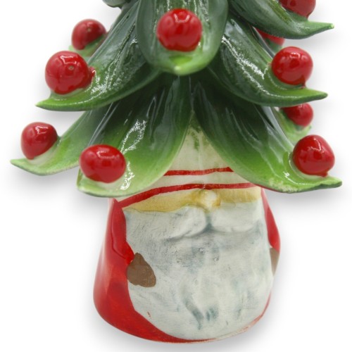 Árvore do Papai Noel em cerâmica fina - h aprox. (1 unidade) padrão aleatório -  2