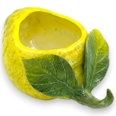 Lemon-shaped vase, in fine ceramic, 2 size options (1pc) - 