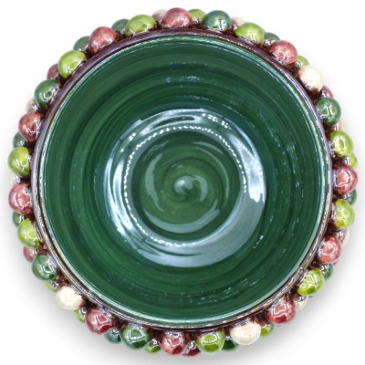 Cachepot Pigna Multicolore, Caltagirone ceramic, Mother of Pearl enamel, 2 size options (1pc) MD5 - 