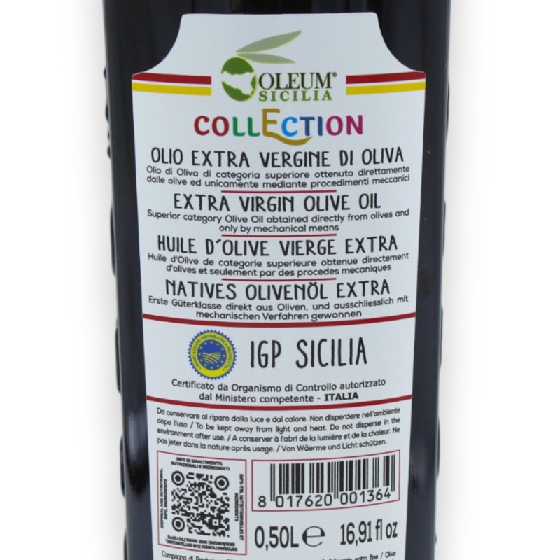 - Kalsar e Halisah - Óleo IGP EVO da Sicília - COLEÇÃO - 2 opções de tamanho e decoração (1 unidade) - 