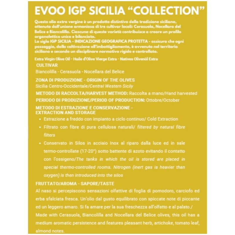 - Kalsar e Halisah - Óleo IGP EVO da Sicília - COLEÇÃO - 2 opções de tamanho e decoração (1 unidade) - 