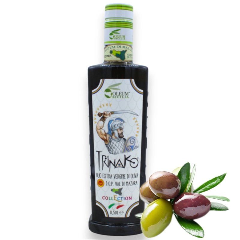 - TrinaKo - Sicilian DOP EVO Oil - COLLECTION - 500 ml Val di Mazara - 