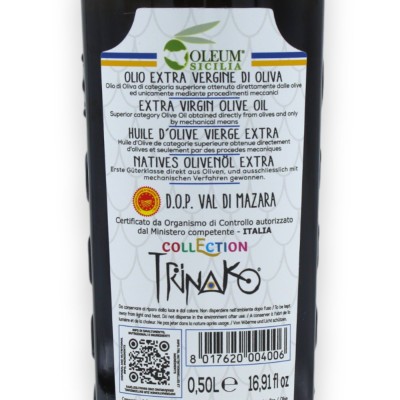 - TrinaKo - Sicilian DOP EVO Oil - COLLECTION - 500 ml Val di Mazara - 