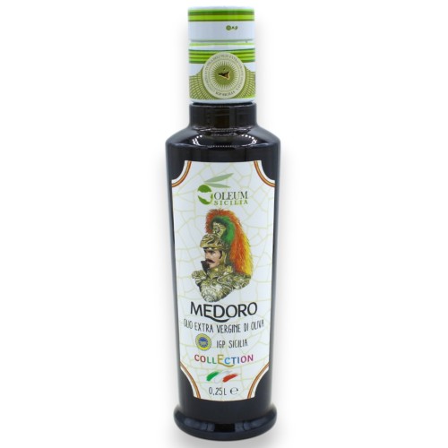 - Medoro e Rovenza - Huile EVO IGP sicilienne, 250 ml - COLLECTION, deux options de décoration (1pc) -  2