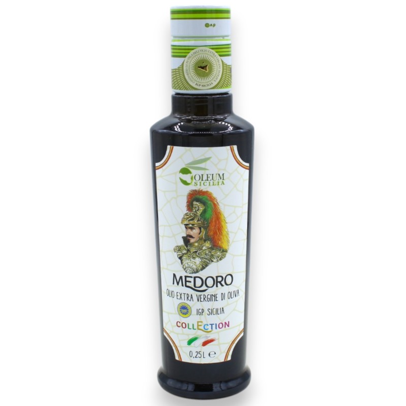 - Medoro e Rovenza - Sicilian IGP EVO Oil, 250 ml - COLLECTION, two decoration options (1pc) - 