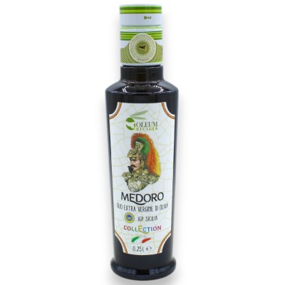- Medoro e Rovenza - Siciliaanse IGP EVO-olie, 250 ml - COLLECTIE, twee decoratieopties (1st) - 