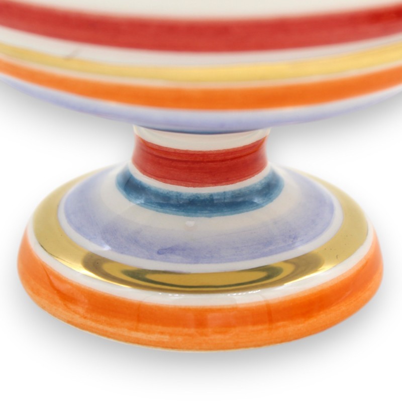 Pumo Modern Design, Caltagirone ceramic, h 15 x 11 cm approx. (1pc) Two decoration options 24k pure gold enamel - 