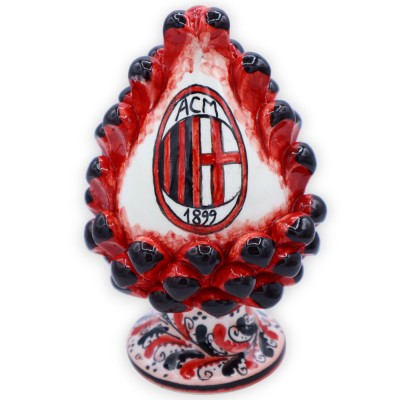 Piña siciliana Caltagirone, Tamaño y decoración Equipo de fútbol a elegir (1ud) Tallo decorado - 
