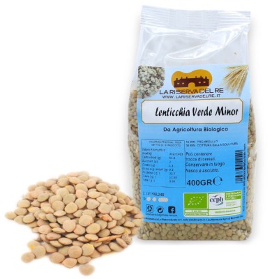 Ekologiska baljväxter - skalade mindre, maior och röda linser (1 st) - 400 g - 