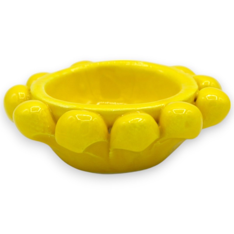 Miska ceramiczna Caltagirone Pine Cone, dwie opcje rozmiaru (1 szt.), losowy kolor - 