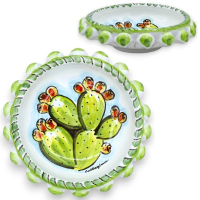 Bol Pigna, en céramique Caltagirone - Ø 16 cm env. (1 pièce) Diverses options de décoration - 