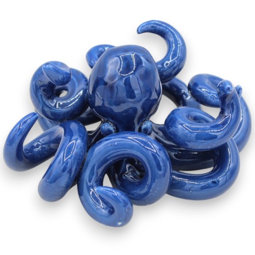 Countertop Octopus in Fine Sicilian Ceramic - Various Color and Size Options (1pc) -  2