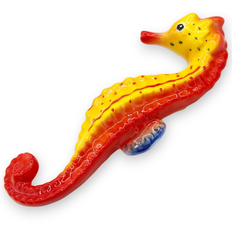 Sycylijski ceramiczny konik morski, losowy kolor i dwie opcje rozmiaru (1 szt.) - 