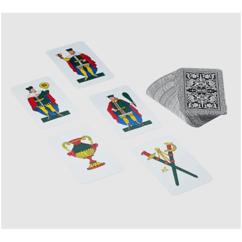 Modiano Sicilian Playing Cards Plasticized - 40 Cards - 