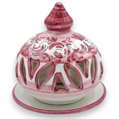 Castiçal barroco perfurado, altura 13 / 14 x 12 cm aprox. Bordéus, decoração do século XVII - 