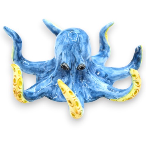 Octopus Stand (1 pc) handmade in Caltagirone Ceramic - various color and size options -  2