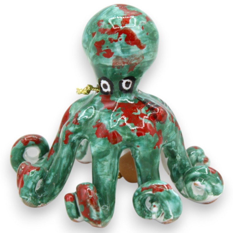 Bell and Support Octopus (1 pc) in fine ceramic - various color and size options - 