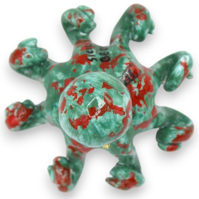 Bell and Support Octopus (1 pc) in fine ceramic - various color and size options - 