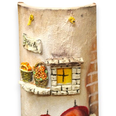 100 % handgefertigte Riesenfliese, H 50 x 20 cm ca. Anwendungen Palermo Szenario - 