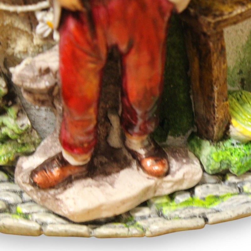 100 % handgefertigte Riesenfliese, H 50 x 20 cm ca. Anwendungen Palermo Szenario - 