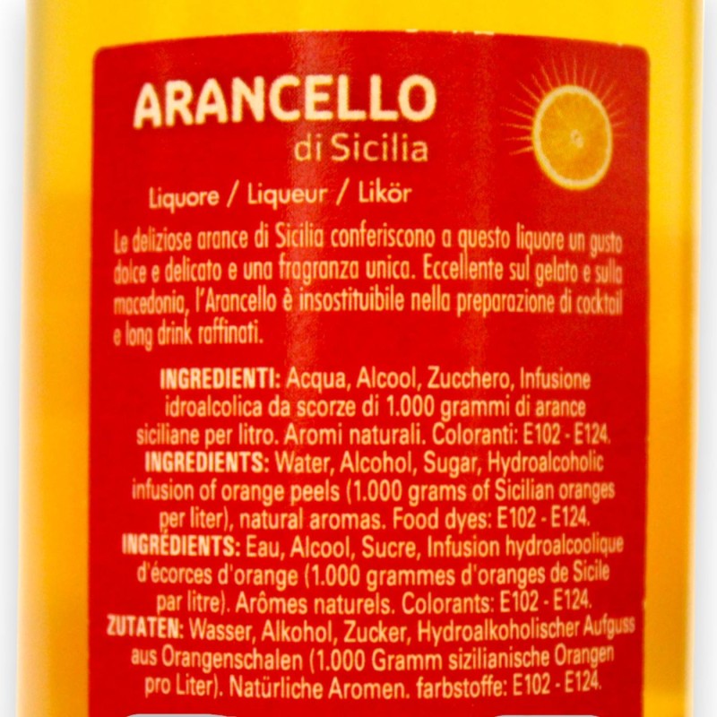 Arancello di Sicilia, Sinaasappellikeur, Vol. 30% 100 ml - 