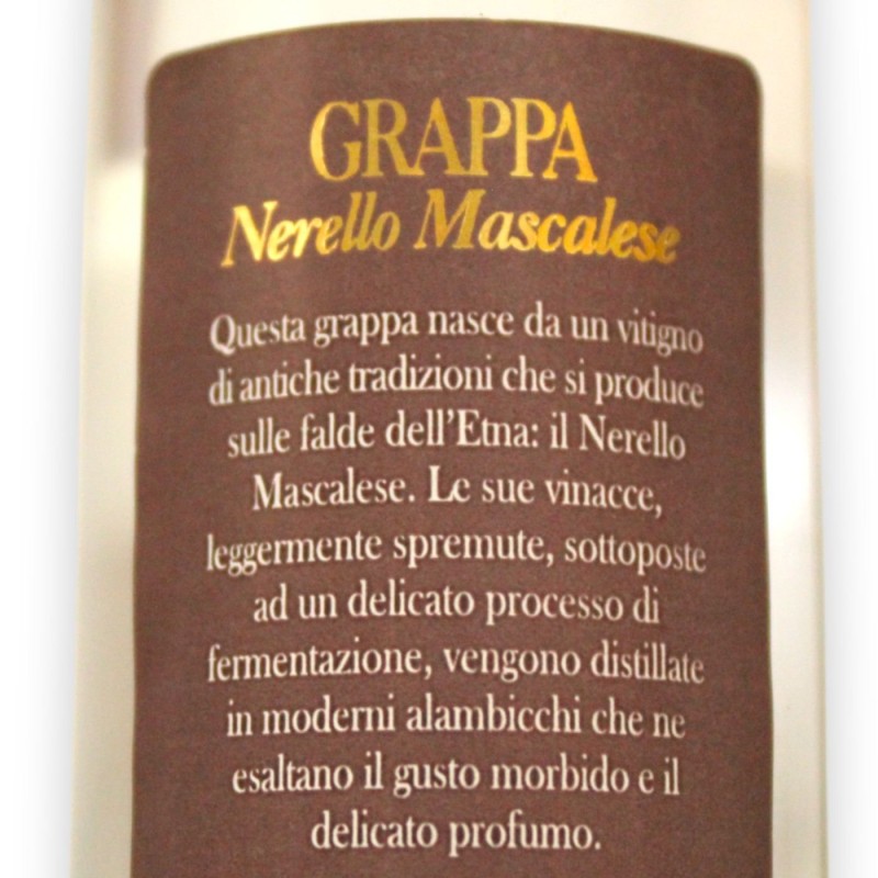 Grappa Nerello Mascalese, vol. 40% - 100ml - 