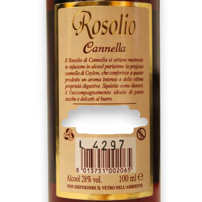 Kaneel Rosolio Likeur, Vol.28% 100 ml - 