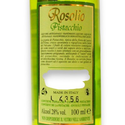 Etna Pistachio Rosolio, Vol. 28 % - 100 ml - 