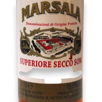 Marsala Superiore Secco SOM DOP, tom. 18% - 100 ml - 