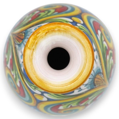 Flesvaas, Caltagirone keramiek - h ca. 30 cm. Barok Veelkleurige decoratie MD2 - 