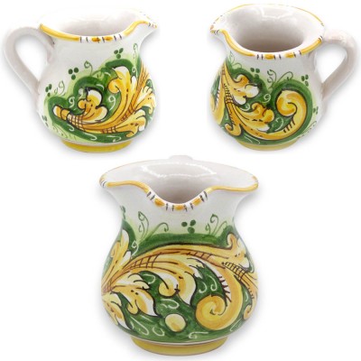 Sicilian Cannata, Caltagirone ceramic jug, with different decoration options (1pc) Capacity 250 ml - 