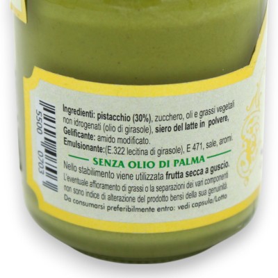 Crème de pistaches siciliennes - deux options de taille (1 unité) SANS GLUTEN - 