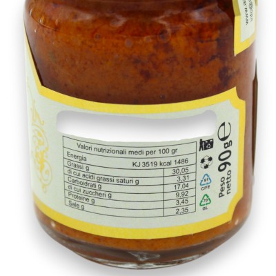 Pesto Trapanese 100% Artigianale, due opzioni Formato (1unità) SENZA GLUTINE - 