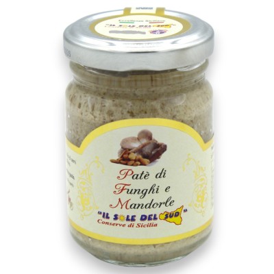 Hantverksmässig svamp- och mandelpaté, två storlekar (1 enhet) GLUTENFRI - 