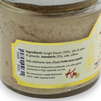 Pâté artisanal aux champignons et aux amandes, deux tailles au choix (1 unité) SANS GLUTEN - 