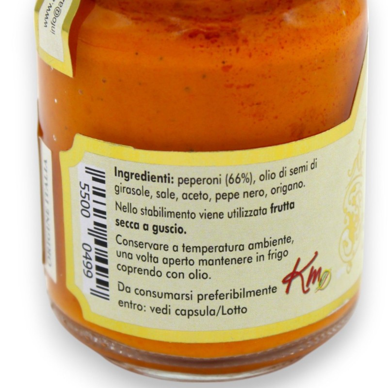 Crème de poivre sicilien artisanale - 90 g SANS GLUTEN - 