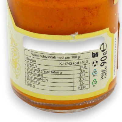 Crème de poivre sicilien artisanale - 90 g SANS GLUTEN - 