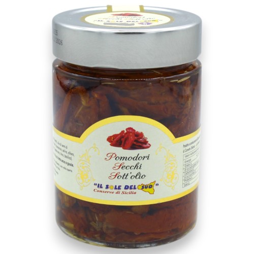Tomates Sicilianos Secos em Óleo - 300g SEM GLÚTEN - 