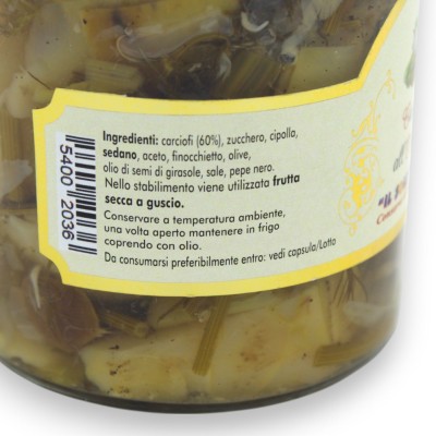 Carciofi Siciliani all'Ortolana, 280 g  SENZA GLUTINE - 