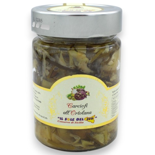 Sizilianische Artischocken mit Gemüse, 280g GLUTENFREI - 