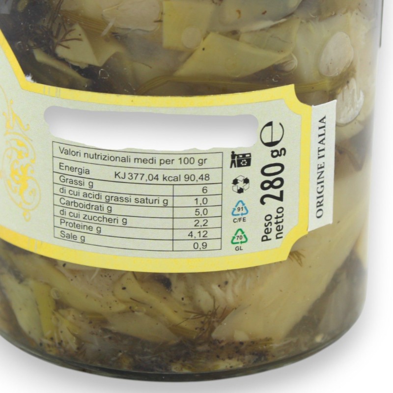 Carciofi Siciliani all'Ortolana, 280 g  SENZA GLUTINE - 