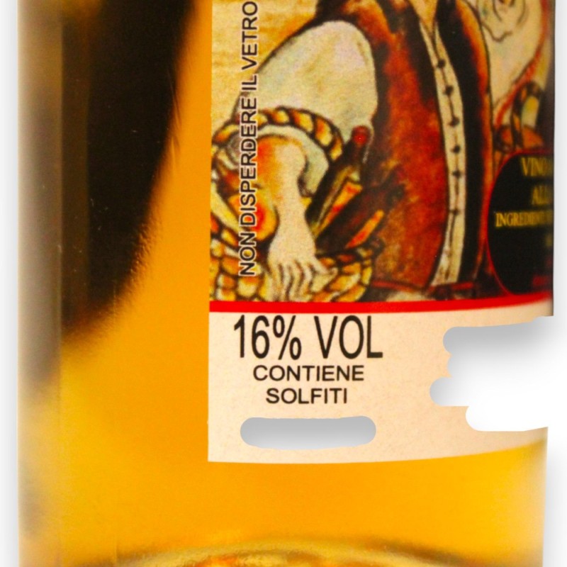 Vino artesano aromatizado con almendras, Vol. 16% - 100 ml - 