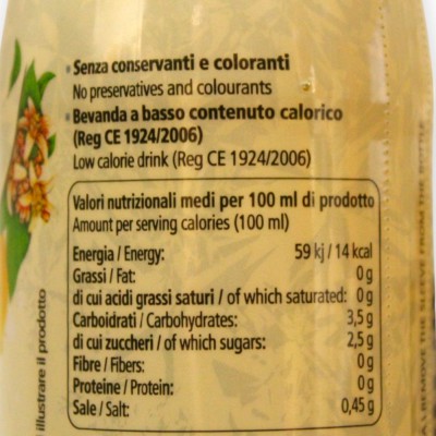 Limonade Fior di Sale, une ancienne recette sicilienne avec ajout de sel marin - 250 ml - 