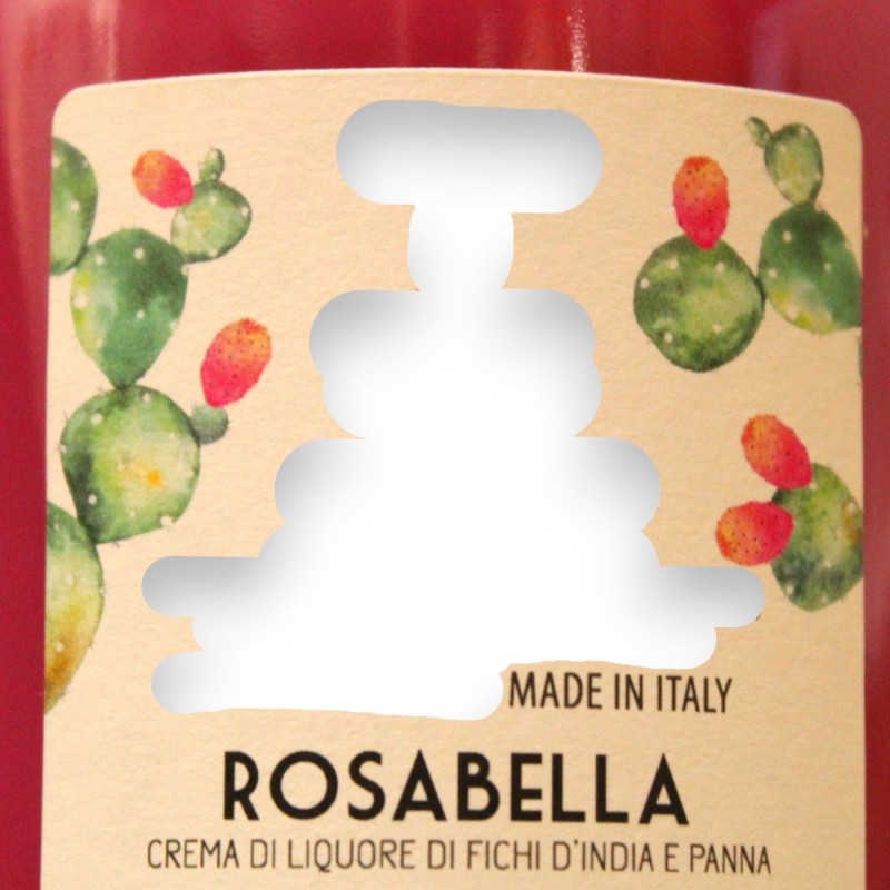 Rosabella, sycylijski likier rzemieślniczy z opuncją figową i śmietaną, obj. 17% - 500 ml - 