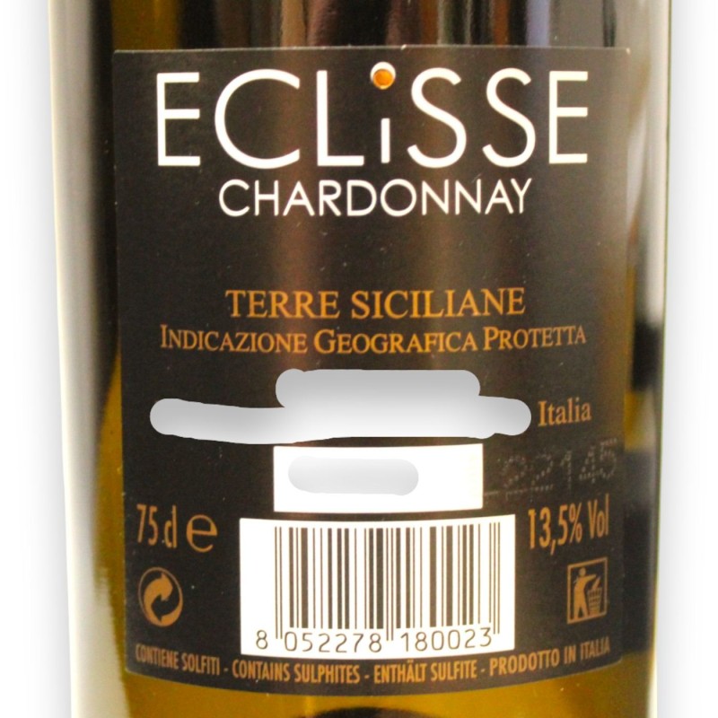 Chardonnay Terre Siciliane IGP Vin Vol.13,5% - 750 ml - 